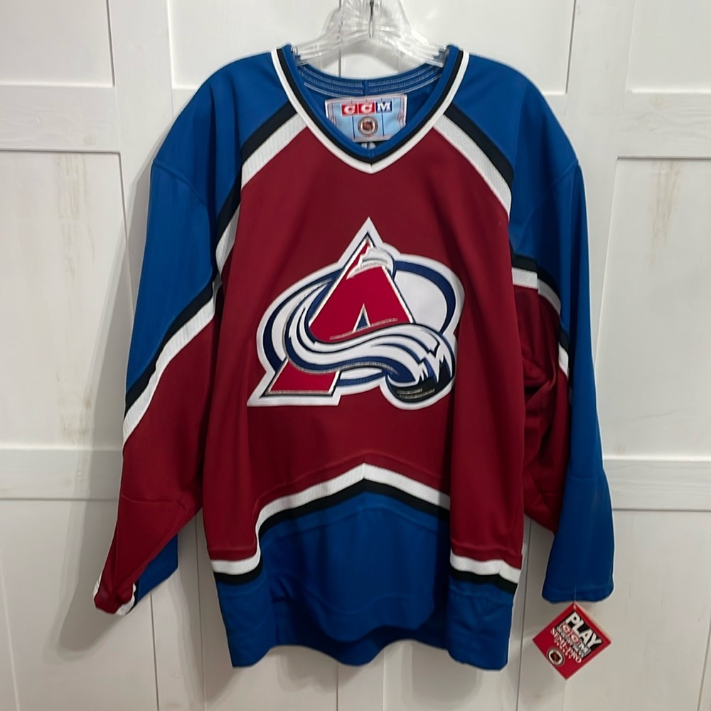 Vintage Colorado Avalanche hockey jersey NWT - 1996 - Large CCM Semi-Pro Series